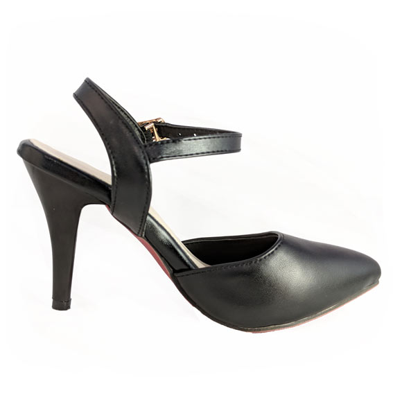 Small size petite ankle strap black shoes heels pumps for women in Australia