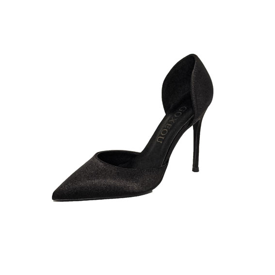 Small size petite sexy stilettos black pump shoes heels for women in Australia. Nude, black, and red.